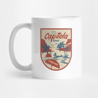 Capitola Beach Vinatge Mug